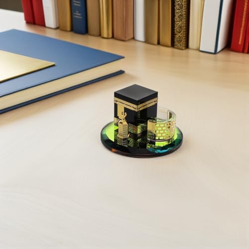 Adorno de Cristal de Kaaba para Decoración del Hogar en Estilo Islámico y Eid 5