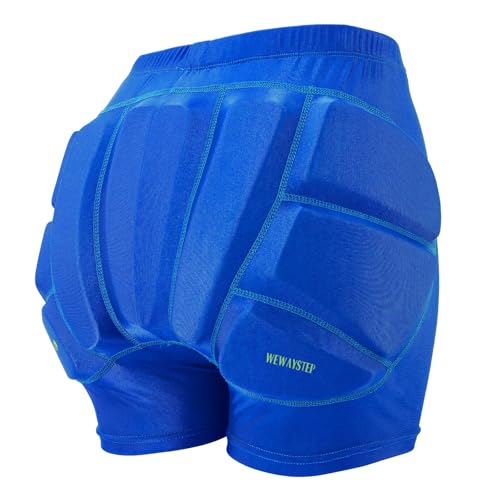 WEWAYSTEP Shorts Acolchoados Para Glúteos E Quadris Crianças, Proteção Patinação Artística Cóccix (A
