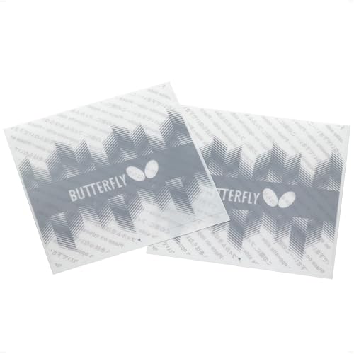 Butterfly Table Tennis Adhesive Protect Film IV – Sticky Film that Maintains the Tackiness oftThe Rubber, Contains Two Sheets, Professional Table Tennis Accessory that Prolongs the Life of the Rubber