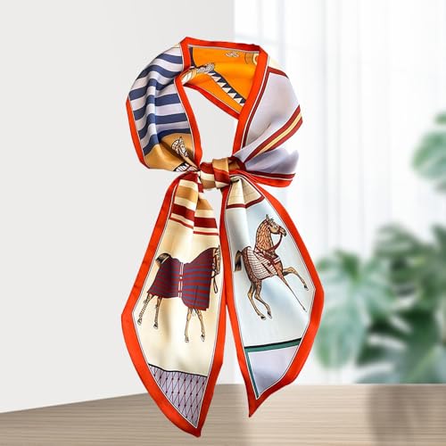 Women's Multifunctional Head Scarf, Fashion Accessory for Hair/Neck/Bags, Suitable for Daily Wear & Gifting