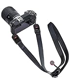 FUNNCOZY Kamera Tragegurt Schultergurt Schnellverschluss Universal Kameragurt, längenverstellbar von 48-152cm,Schwarz Kamera Trageriemen Gurt Camera Strap für Canon Nikon Sony Fujifilm Olympus DSLR