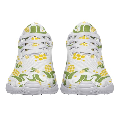 Women Men Corn Shoes Personalited 3D Print Running Shoes Athletic Tennis Sneakers3