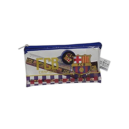 Futbol Club Barcelona- 0 Estuche portatodo con Material Escolar, 0 (CYP Imports GS-412-BC)