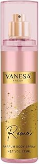 VANESA FRESH Body Mist Spray Long Lasting Perfume for Women - 135ML Pack of 1 (Roma) Price In India