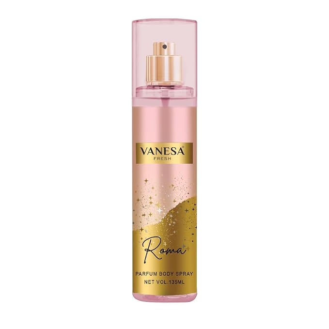 Body Mist Spray Long Lasting Perfume for Women - 135ML Pack of 1 (Roma)