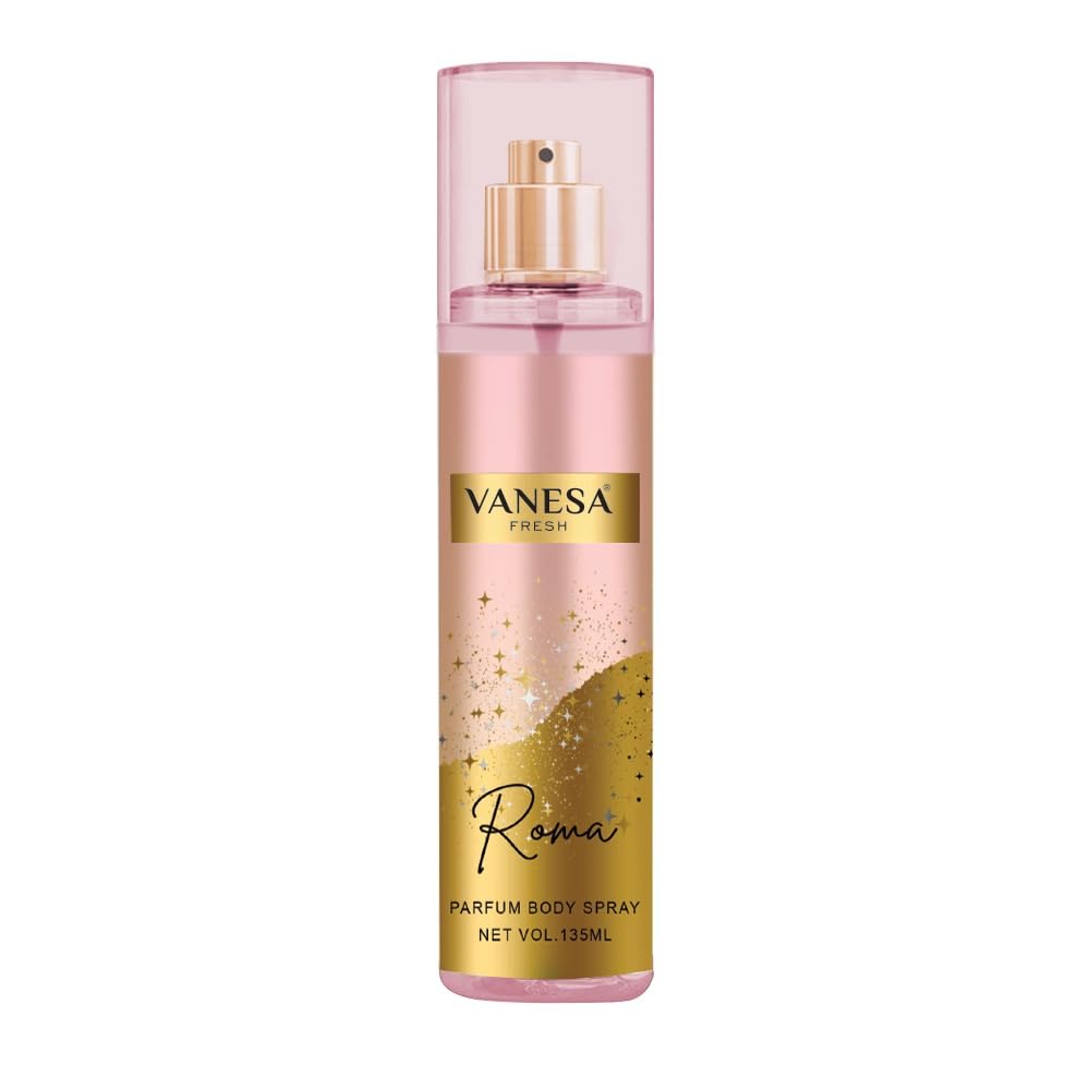 Body Mist Spray Long Lasting Perfume for Women - 135ML Pack of 1 (Roma)-image-44