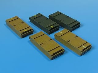 Eureka E-005 1/35 Wooden Ammo Boxes for 8.8 cm Kw.K.36 5 pcs Resin Sd.Kfz.181