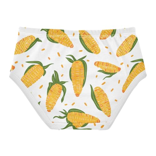 Wusikd Cobs Corn Girls' Underwear Cotton Girls Briefs Soft Toddler Underwear 2T2