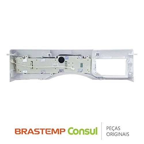 Placa Interface/Display com Painel Frontal Branco W11084512 Lava e Seca Brastemp BNS10AB