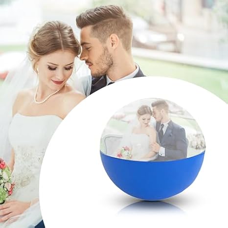 Digital Memory Orb - 2.7 Inch Crystal Ball for Video Playback, Uploadable Design with Transparent Display, Multimedia Sphere for Weddings, Parties, and Events