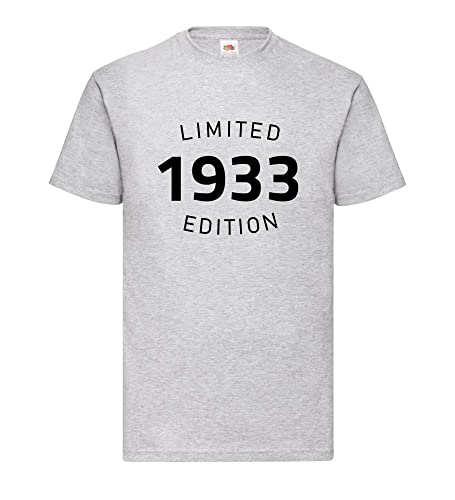 T-shirt pour homme gris XXXL 1933 Limited Edition : le basique vintage