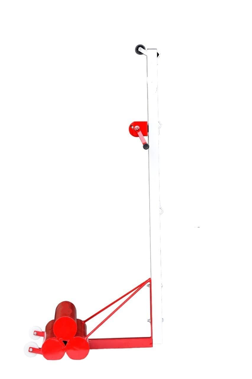 MUNDET WALA Badminton Pole PU Portable Model 100KG Pair | Professional Moveable Badminton Pole | Pro Grade Badminton Pole Set | Built for Performance and Precision