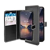 {Kartenfächer und Geldscheinfach} Die Nokia 1.3 Wallet Case ist sehr funktional und verfügt über Geldbörsenfunktionen wie Kartenfächer und Platz für Bargeld/Quittungen in der Innentasche. Genießen Sie den Komfort, Smartphone, Kreditkarten, Führerschein und Bargeld an einem Ort zu haben.