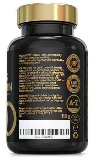 Award Winning Multivitamin Tablets for Women with Collagen & Hyaluronic Acid | Made in The UK | Womens Vitamins to Support Hormones, Immunity & Energy | Collagen Supplements for Women | 90 Tablets - Image 4