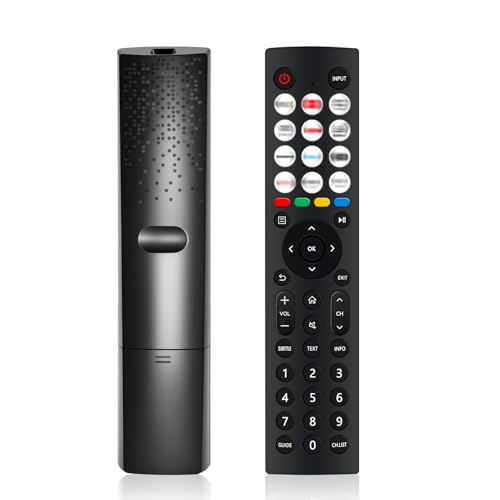 Ersatz für Hisense Fernbedienung,Universal TV-Remote mit 12 Shortcut-Tasten Kompatibel mit Hisense VIDAA 4K HDTV FHD QLED LCD LED Smart TVs - Keine Konfiguration erforderlich