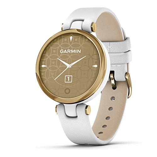 ガーミン Lily Classic White Leather/Light Gold 小