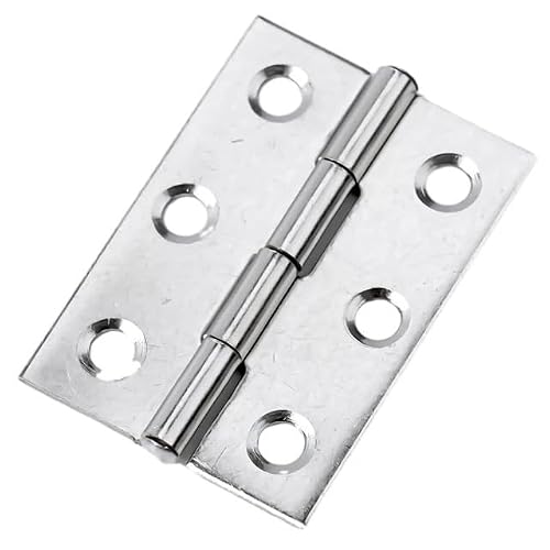 Udhsnjzg 10Pcs Door Hinges 10 Pcs Door Hinges Ball Bearing Butt Internal Stainless Steel Hinge Bookcase Window Cabinet Home Furniture Hardware