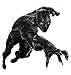 5 Inch Black Panther T'Challa Captain America Shield Civil War Team Stark Marvel Avengers Comics Removable Wall Decal Sticker Art Home Decor Kids Room Boys Decoration 5 x 4 1/2 inches