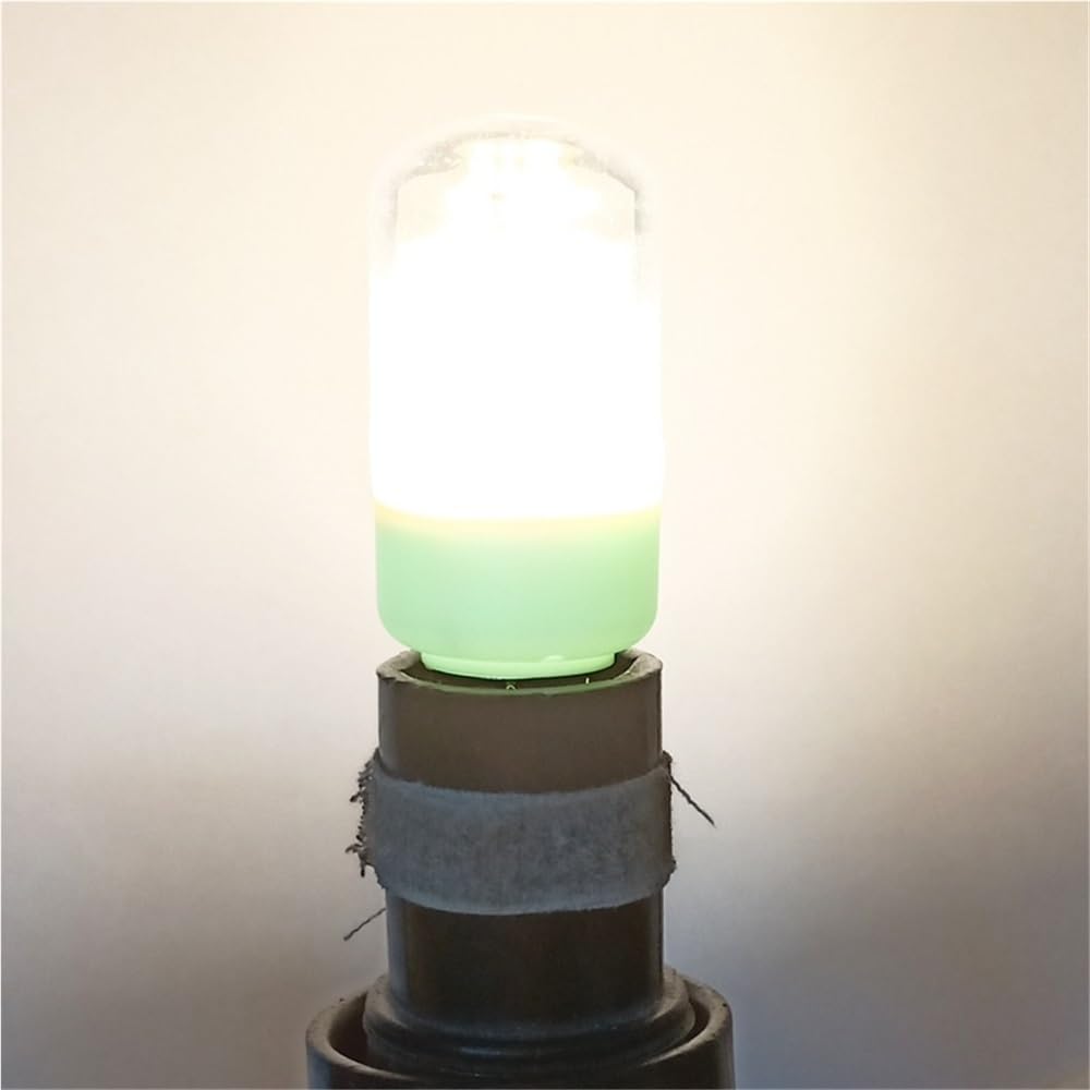 Fengyan Żarówki Domowe, Opakowanie 20 sztuk, Mini żarówka LED DC12V 0,6W E12 LED ST22 Lampa do lodówki(3000K Warm White)