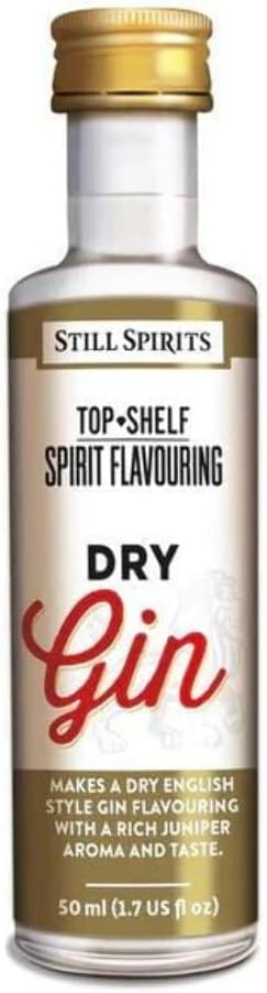 Still Spirits Top Shelf: For Dry Gin Essence Flavor 2.25L
