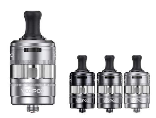 Voopoo PnP X Pod Tank MTL �A�g�}�C�U�[ 5ml �d�q�^�o�R VAPE �^���N �x�C�v �g�b�v�G�A�t���[ 510�K�i �R�C��2�t�� Drag S2 / Drag X2 / 510MOD�Ή� (�x�C�v�o���h�Z�b�g) (Silver)