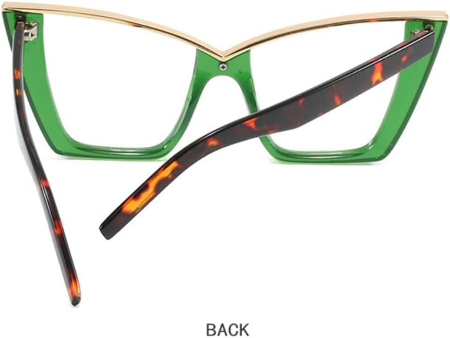 Cat Eye Glasses for Women Vintage Frame Clear Lens