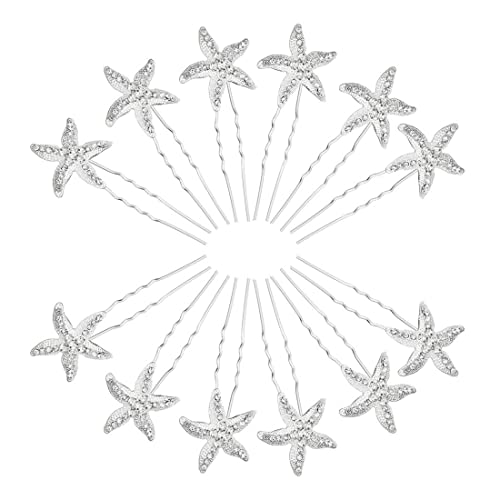 ARHZ 10PCS Stella marina Decorazioni capelli