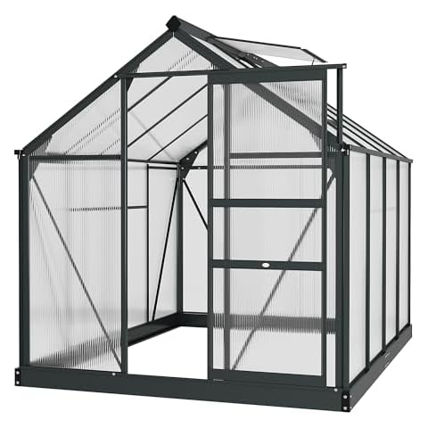 Outsunny 6' x 8' Polycarbonate Greenhouse Cover