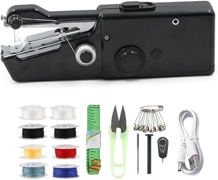 Electric Handheld Sewing Machine, Mini Sewing Machine, Single Hand Sewing, Portable, USB Powered, Easy Operation, Suitable for Beginners, Emergencies, Small, Hemming, Convenient, Handmade DIY