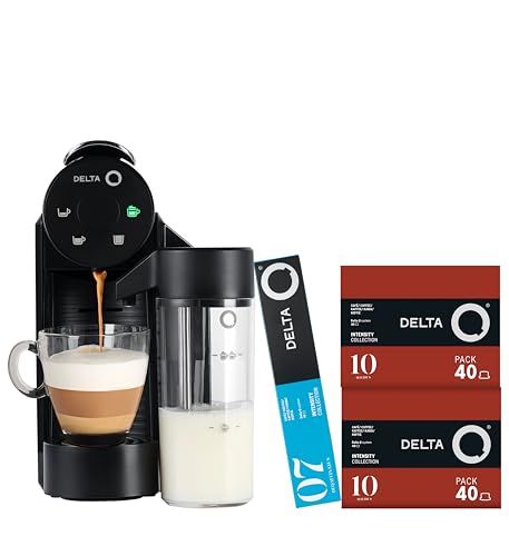 Delta Q Mini MilkQool Noire, machine à espresso