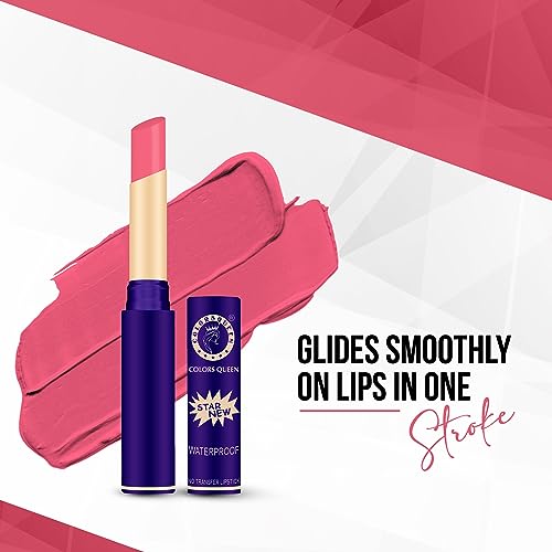Image of Colors Queen Queen Lips Matte Lipstick | Long Lasting Lipstick Waterproof Highly Pigmented with Smooth Application | Smudge Proof Lipstick for Women (09 - Girl Pink)