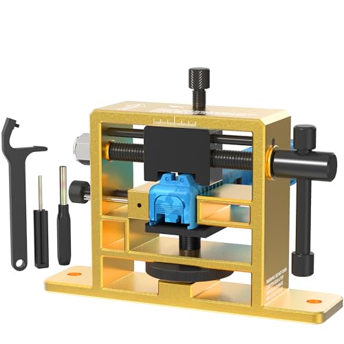 SporGain Sight Pusher Tool Kit, Handgun Rear Sight Removal and Adjustment Tool, Heavy Duty Design with Adjustable Base, Fits Square Slides, with Tool Kit