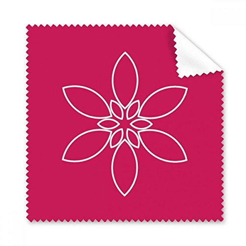 Chiffon de nettoyage pour lunettes et écran au motif fleur de pétale lot de 5