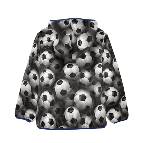 Boys Girls Hoodie Jacket Kids Suede Fleece Jacket Zip Up Warm Coat Sweatshirt Outerwear for 3-10 Years2