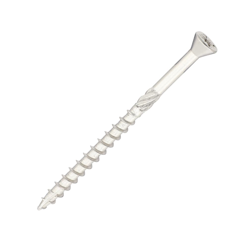 SiDAX | Decking Screws | PoziDrive | Countersunk | A2 Stainless Steel | 4.5 x 65mm | Box 200 pcs (DEK03-45065)