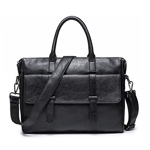 Computer Bag Briefcase Casual Leather Messenger Bag Tote Tote Bag Slanting Backpack