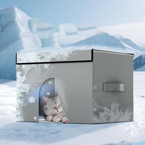 Niche pour chat et maison de sommeil portable pour félins - 4