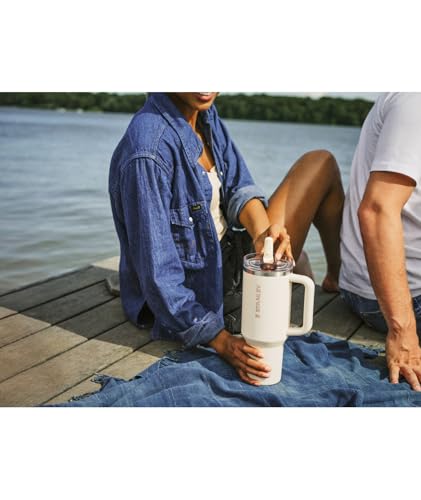 Miniatura 5 de Stanley Quencher Protour - Vaso Con Pajita Con Tapa A Prueba De Fugas, 1,2 L, Pajita Integrada Y Asa, Soporte Para Vasos, Compatible Para Viajes, Vaso Aislado De Acero Inoxidable, Sin Bpa, Cuarzo Rosa