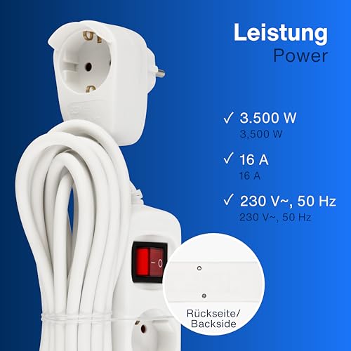 Rev Presa Multipla Powersplit 6-Fold 2Mt Bianco - 7