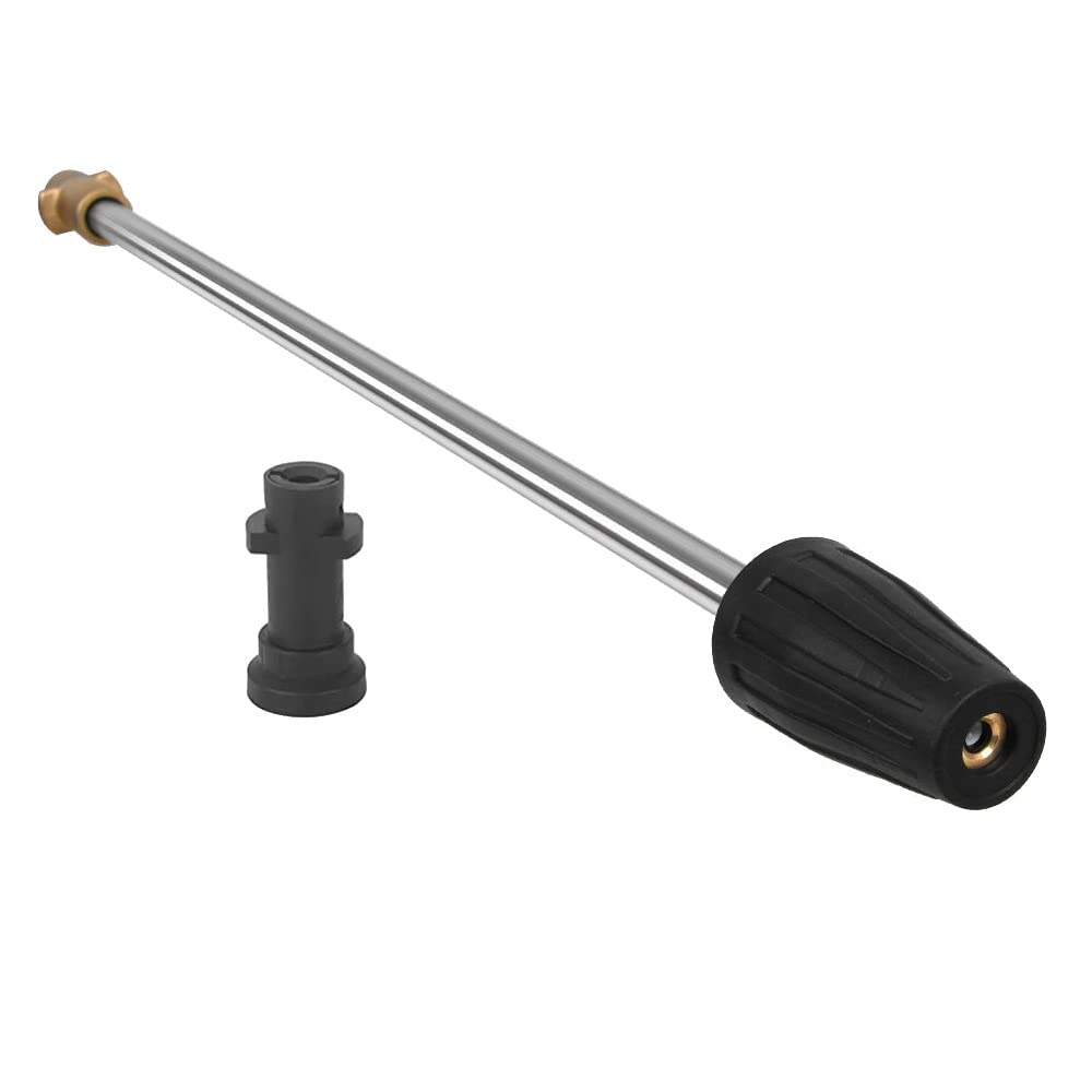Trade-Shop Boquilla rotativa/fresa turbo/boquilla turbo/lanza giratoria de 50 cm de largo, compatible con Kärcher K2, K3, K4, K5, K6, K7 limpiador de alta presión con conector de bayoneta