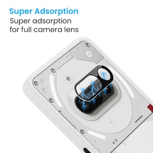 Image of ArmourPro Premium Camera Lens Protection Compatible with Nothing 3A (6.77 Inches) With Edge To Edge Full Camera Screen Coverage | Black, Pack of 1