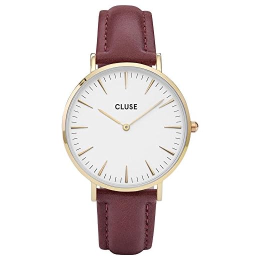 Cluse Damen Armbanduhr Analog Quarz Leder CL18415
