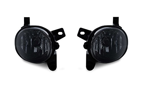 2 x Nebelscheinwerfer NSW Schwarz Smoke H11 Birnen Set Links + Rechts Eintragungsfrei