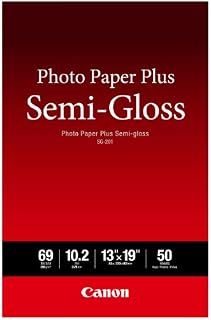 Canon SG-201 13X19(50) Photo Paper Plus Semi-Gloss 13" x 19" (50 Sheets)
