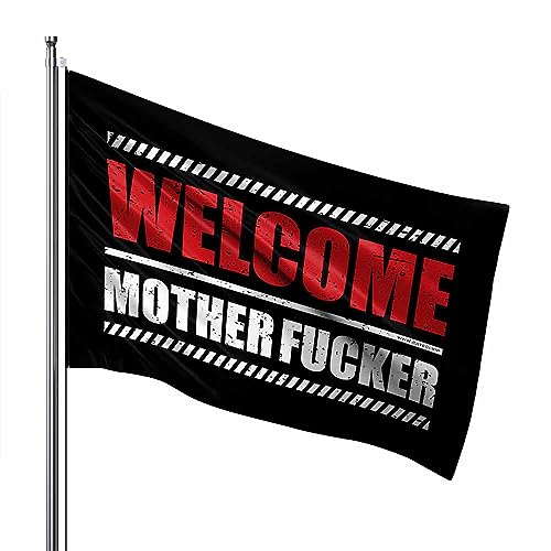 Drapeaux de dortoir ado et déco chambre originale Welcome Flag