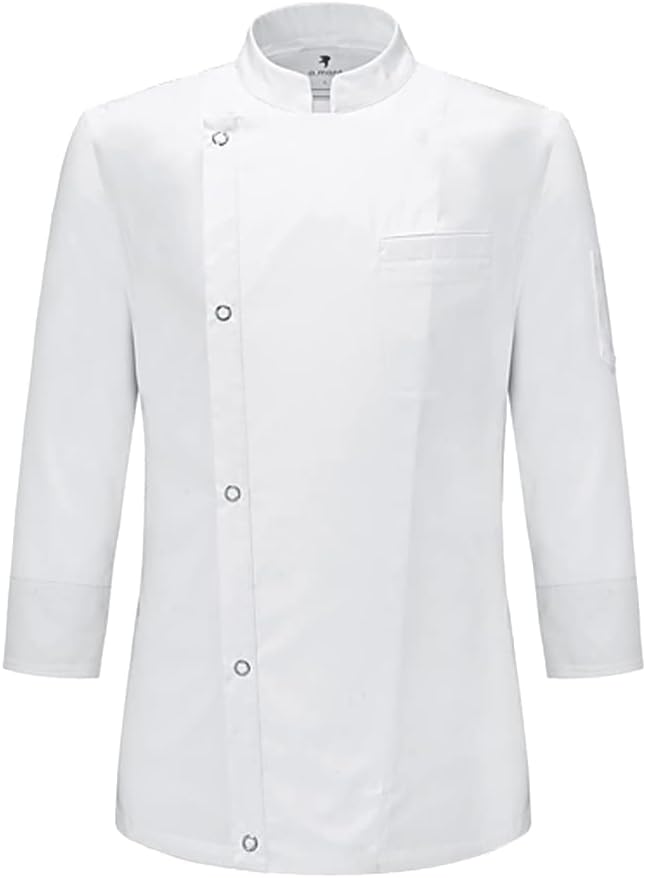 a mont A1527 Basic Chef Coat Chef Jacket White