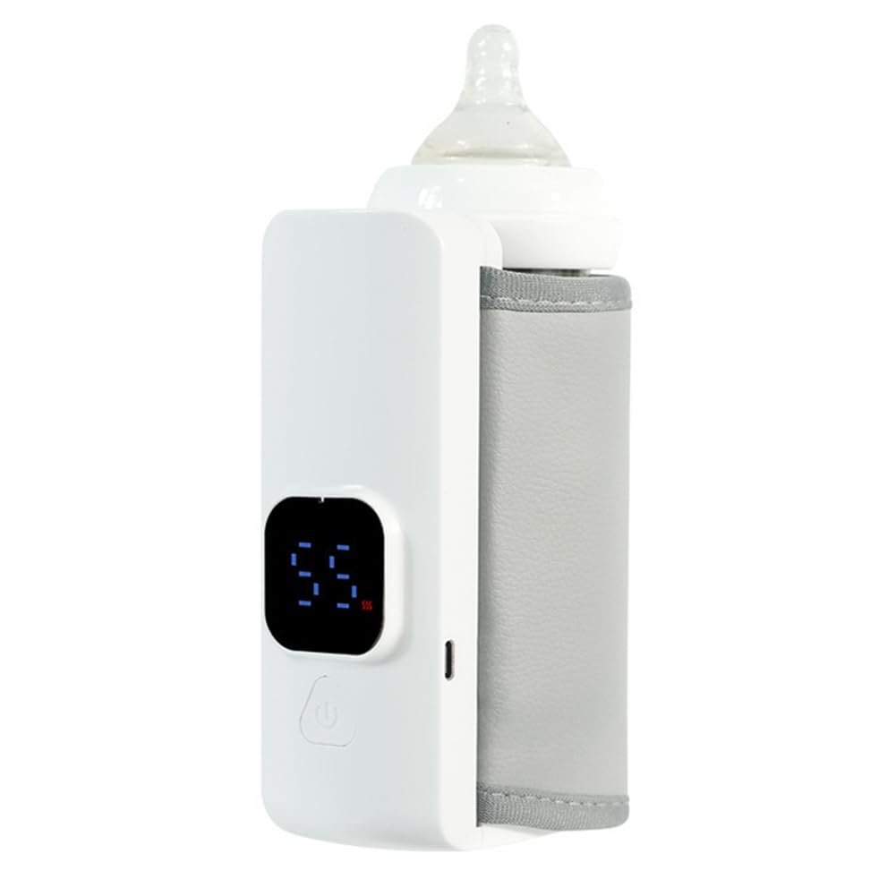 IJSDNVJNDX Portable for Baby Feeding Rechargeable Bottle Warmer, Quick Safe Heating for Travel, Milk Warmer Home or Outdoors