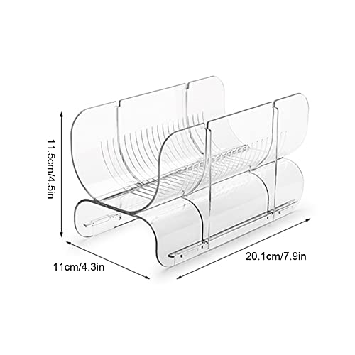 Porta Vinhos Geladeira,Organizador de armazenamento de garrafa de água acrílica | Ferramenta de cozi