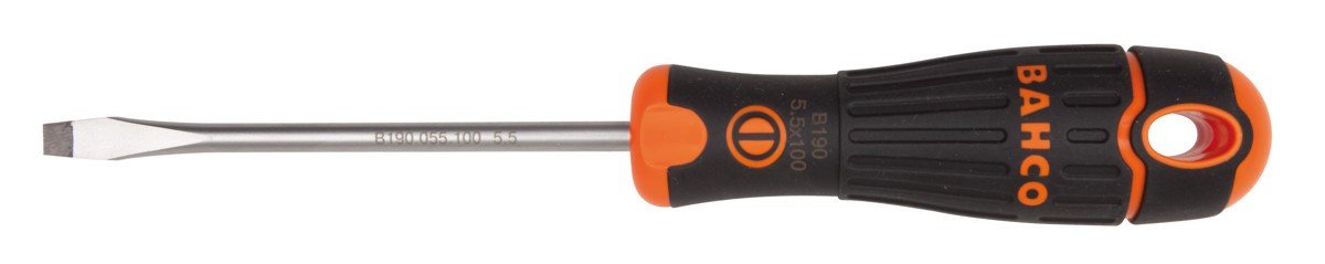 SB SCREWDR Slotted 4X0.8X100, Bunt