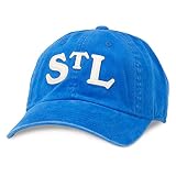 AMERICAN NEEDLE St. Louis Stars Historic Negro League Team Archive Baseball Cap Adjustable Buckle Strap Dad Hat (44747A-SLS-DERO)